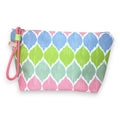 Bolsa Grande Impermeável Gal Ikat Pastel Rosa Verde Azul | Cucawik