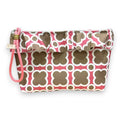 Bolsa Maggy Grande Impermeável com Folho Mosaico Verde Rosa | Cucawik