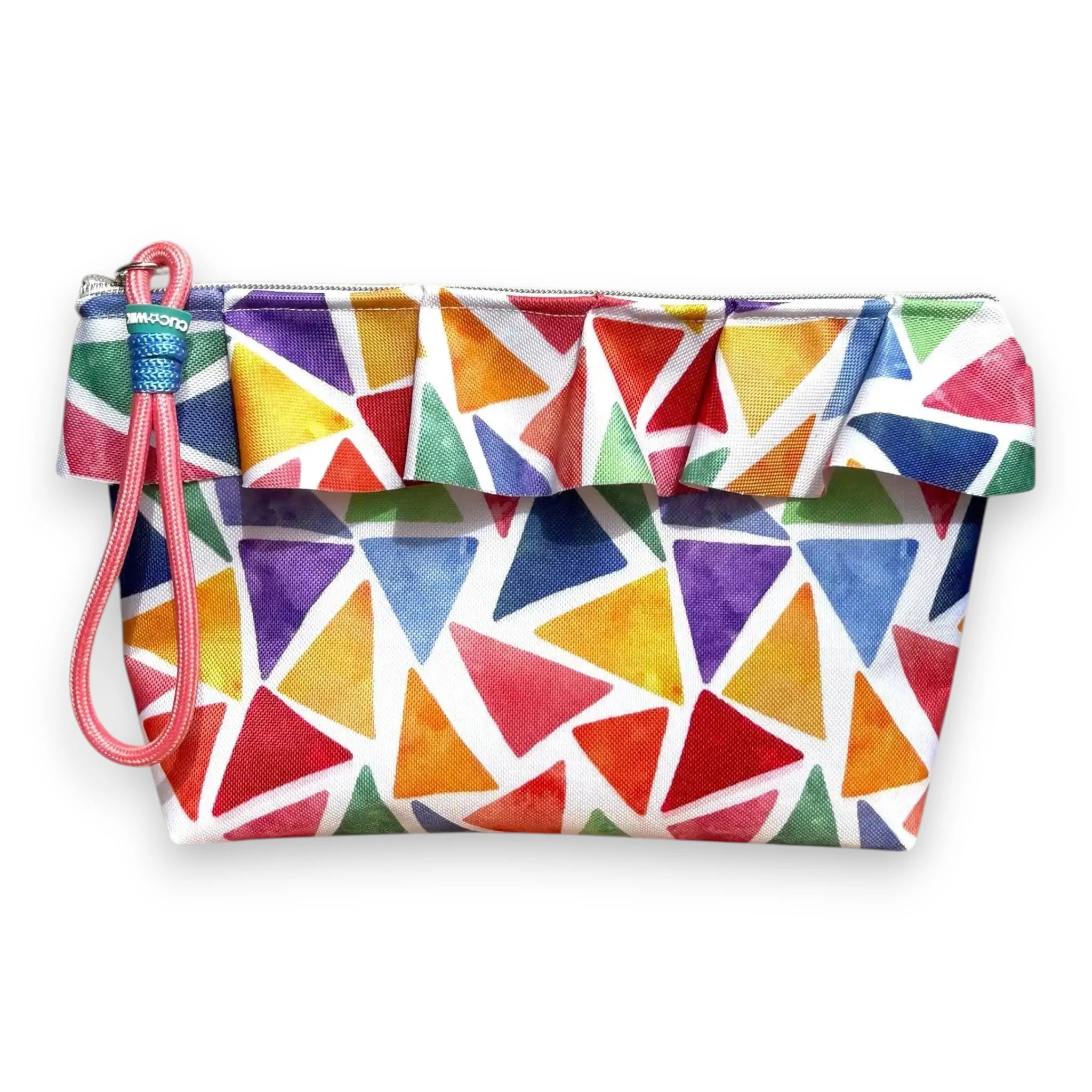 Necessaire Grande Impermeável com Folho Maggy Cucawik