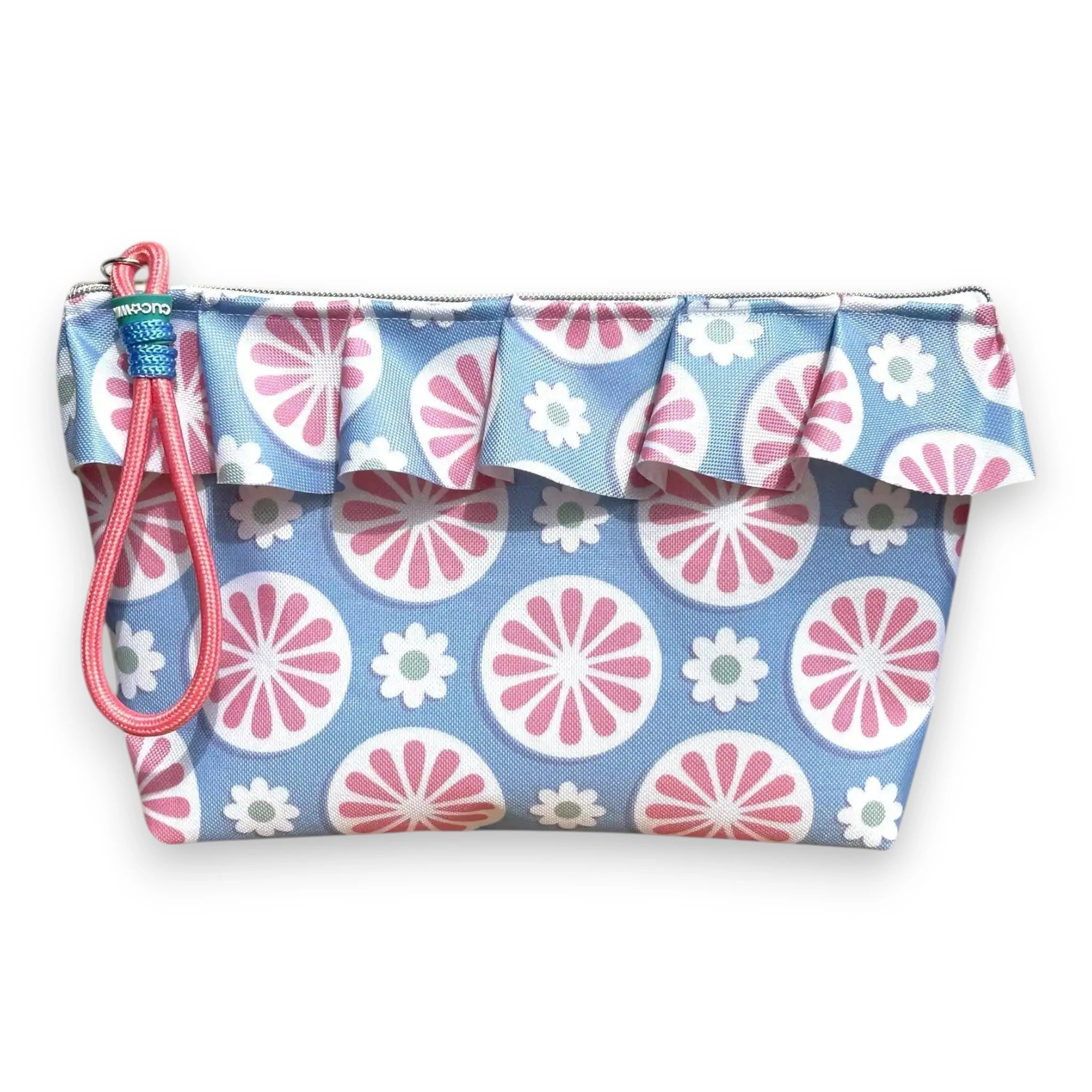 Necessaire Grande Impermeável com Folho Maggy Cucawik