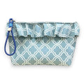 Bolsa Maggy Grande Impermeável com Folho Quatrefoil Verde Água | Cucawik