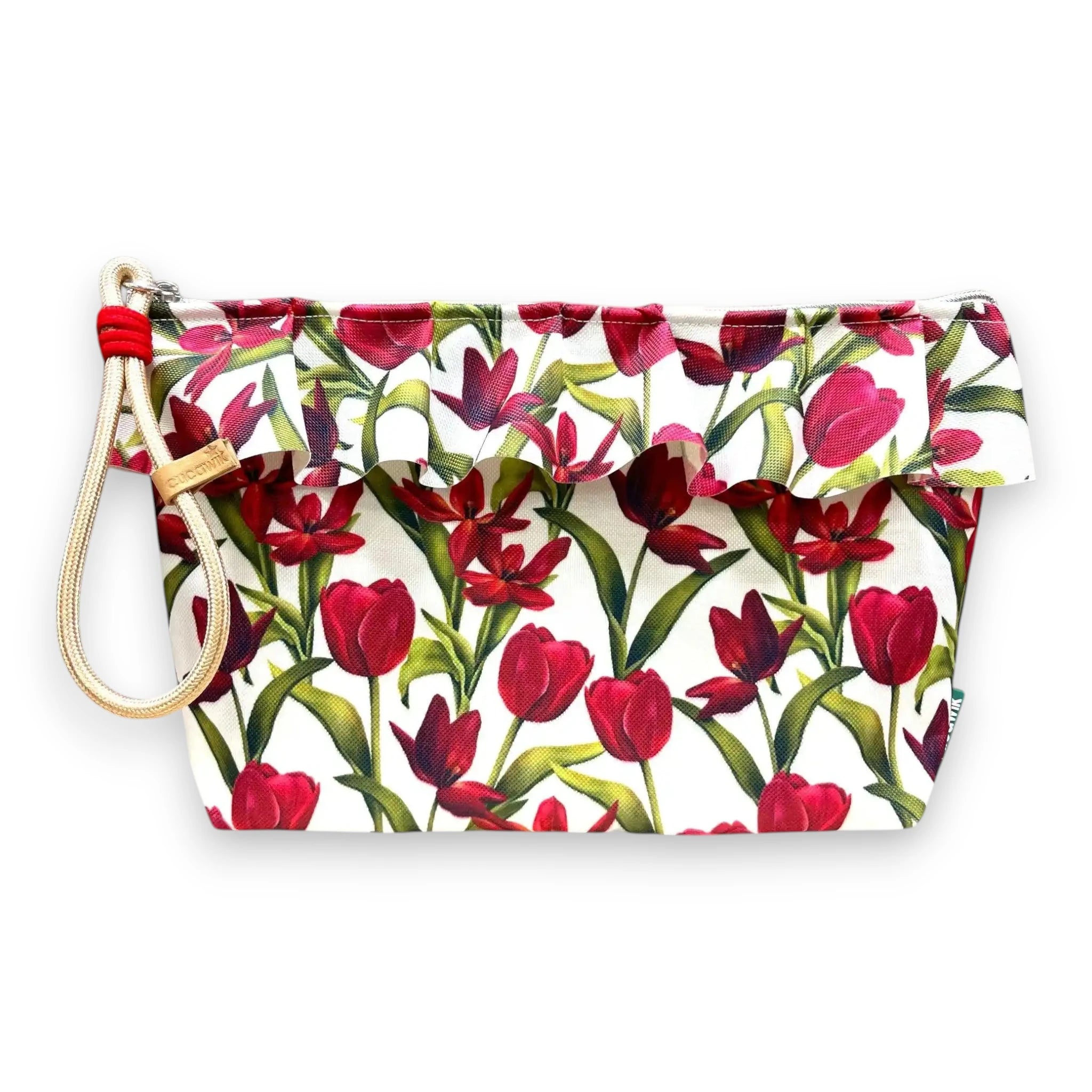 Necessaire Grande Impermeável com Folho Maggy Cucawik