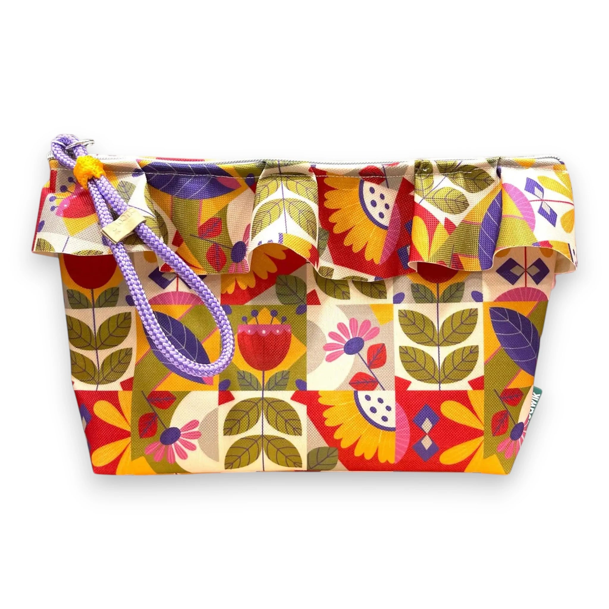 Necessaire Grande Impermeável com Folho Maggy Cucawik