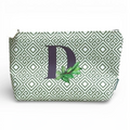 Bolsa Grande Impermeável Guta Verde Letra D | Cucawik