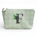 Bolsa Grande Impermeável Guta Verde Letra F | Cucawik