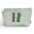 Bolsa Grande Impermeável Guta Verde Letra H | Cucawik