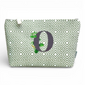 Bolsa Grande Impermeável Guta Verde Letra O | Cucawik