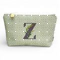Bolsa Grande Impermeável Guta Verde Letra Z | Cucawik