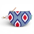 Porta-Moedas Meia-Lua Sol Retro Pops Turquesa Vermelho