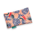Bolsa para Óculos com Mola Cloe Estrelicias e Monstera Fundo Salmão | Cucawik