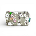 Bolsa Pequena Impermeável Happy Margaridas Verde Cinzento | Cucawik