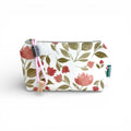 Bolsa Pequena Impermeável Happy Peónias Aguarela Rosa Verde | Cucawik