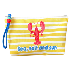 Necessaire Grande Impermeável Tui "Sea Salt and Sun" Lagosta (B542) | Cucawik