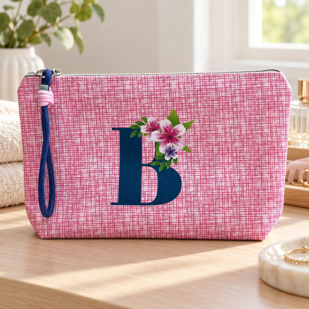 Bolsa Vera rosa letra B — num toucador