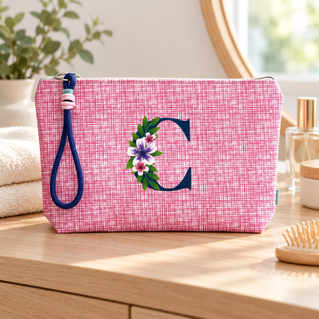 Bolsa Vera rosa letra C — num toucador