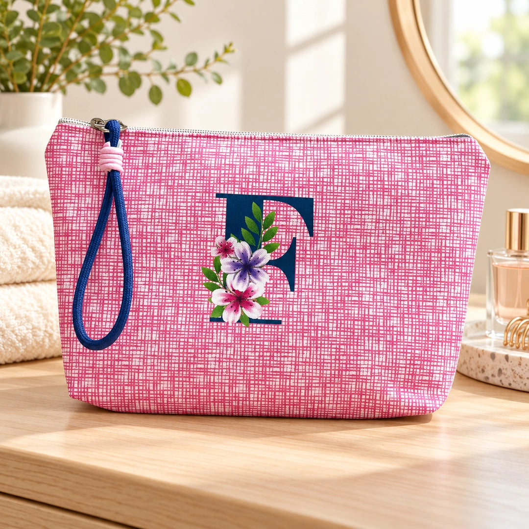 Bolsa Vera rosa letra F — num toucador