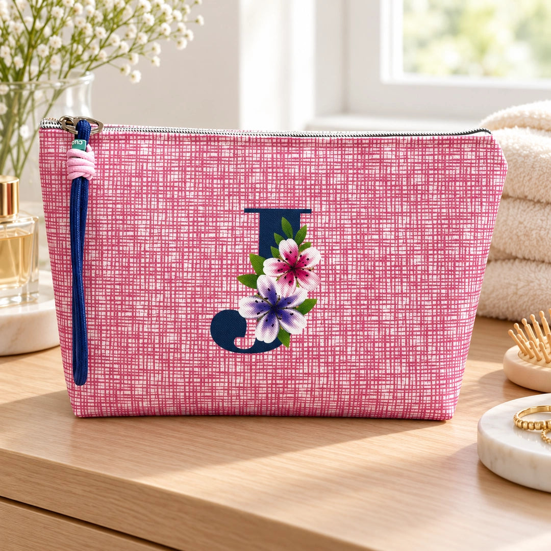 Bolsa Vera rosa letra J — num toucador