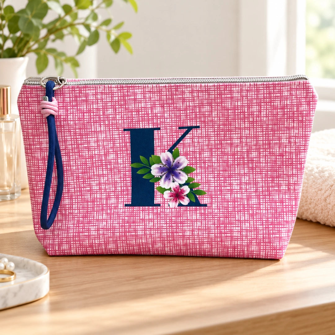 Bolsa Vera rosa letra K — num toucador