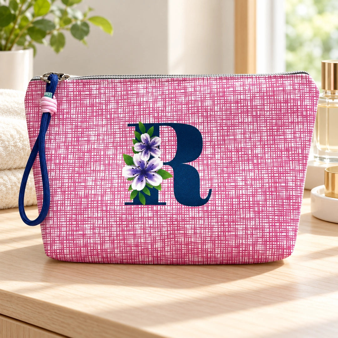 Bolsa Vera rosa letra R — num toucador
