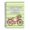 Caderno Argolas A5 Liso "A Melhor Viagem É Sempre A Próxima"