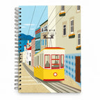 Caderno Argolas A5 Liso Elétrico Bica Lisboa