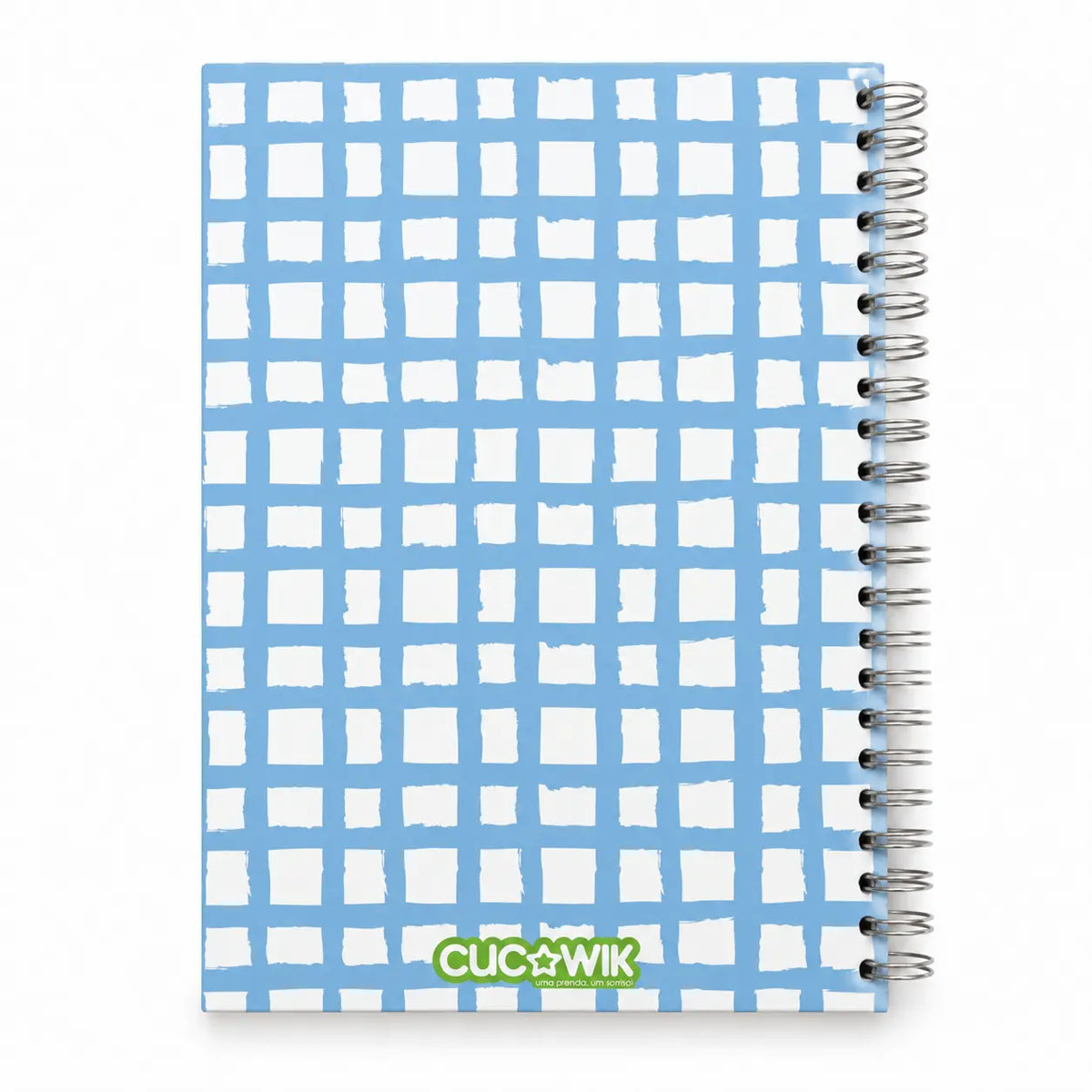 Contracapa do Caderno Argolas A5 Liso "Feeling Crabby? Hugs!"