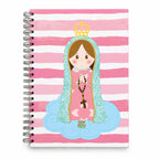 Caderno Argolas A5 Liso Nossa Senhora de Fátima