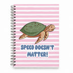 Caderno Argolas A5 Liso "Speed Doesn't Matter!"
