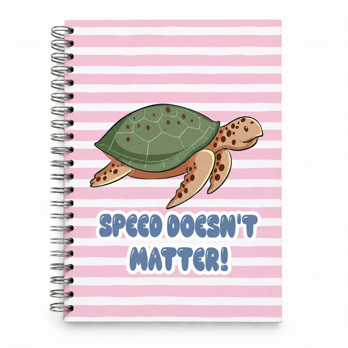 Caderno Argolas A5 Liso "Speed Doesn't Matter!"