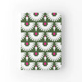 Caderno Liso A5 Cegonhas e Margaridas Verde | Cucawik