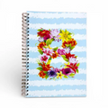 Caderno Argolas A5 com Letra Flores B | Cucawik