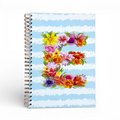 Caderno Argolas A5 com Letra Flores E | Cucawik