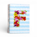 Caderno Argolas A5 com Letra Flores F | Cucawik