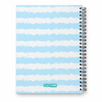 Caderno Argolas A5 com Letra de Flores – contracapa | Cucawik