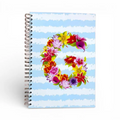 Caderno Argolas A5 com Letra Flores G | Cucawik