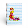 Caderno Argolas A5 com Letra Flores L | Cucawik
