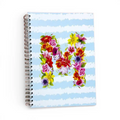 Caderno Argolas A5 com Letra Flores M | Cucawik