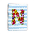Caderno Argolas A5 com Letra Flores N | Cucawik
