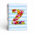 Caderno Argolas A5 com Letra Flores Z | Cucawik