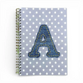 Caderno Argolas A5 com Letra Ganga A | Cucawik
