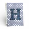Caderno Argolas A5 com Letra Ganga H | Cucawik