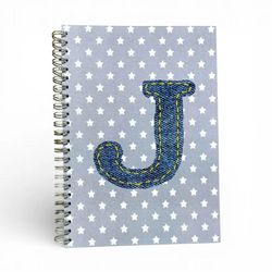 Caderno Argolas A5 com Letra J de Ganga | Cucawik