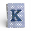 Caderno Argolas A5 com Letra Ganga K | Cucawik