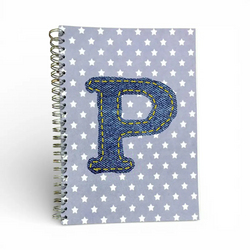 Caderno Argolas A5 com Letra P de Ganga | Cucawik