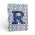 Caderno Argolas A5 com Letra Ganga R | Cucawik