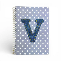 Caderno Argolas A5 com Letra V de Ganga | Cucawik