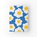 Caderno Liso A5 Ovos Estrelados Azul | Cucawik
