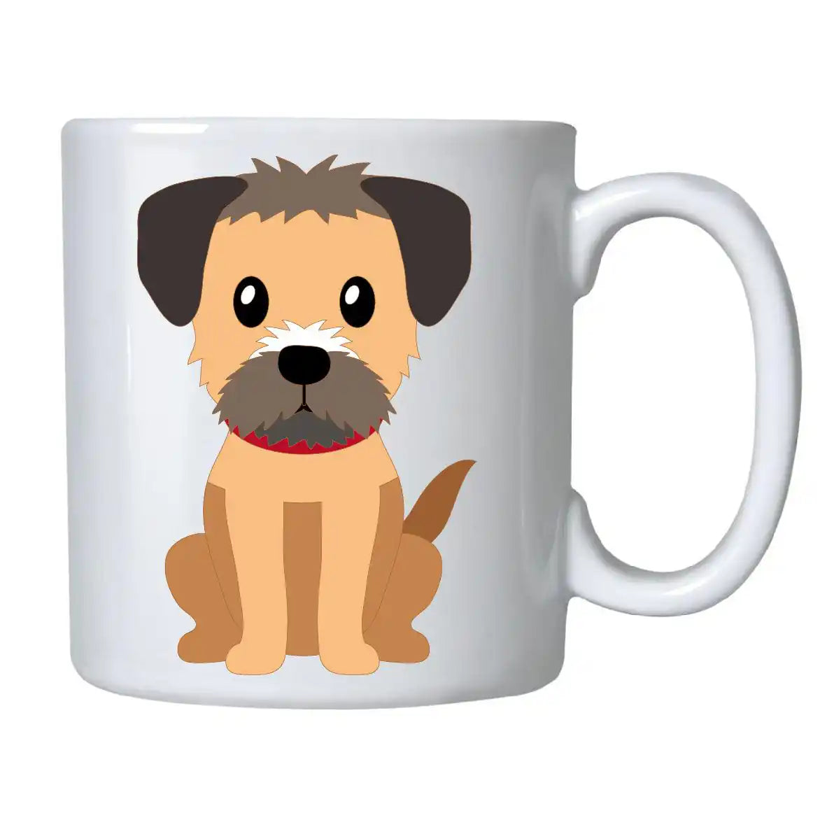 Caneca de Animais Border Terrier em Cerâmica Cucawik - Cucawik