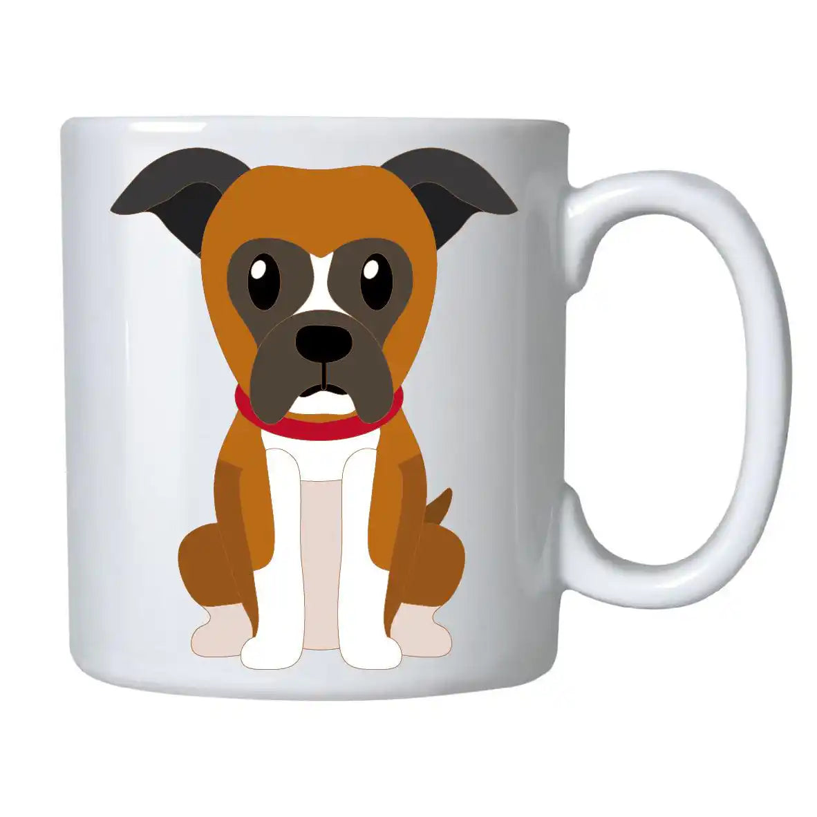Caneca de Animais Boxer em Cerâmica Cucawik - Cucawik