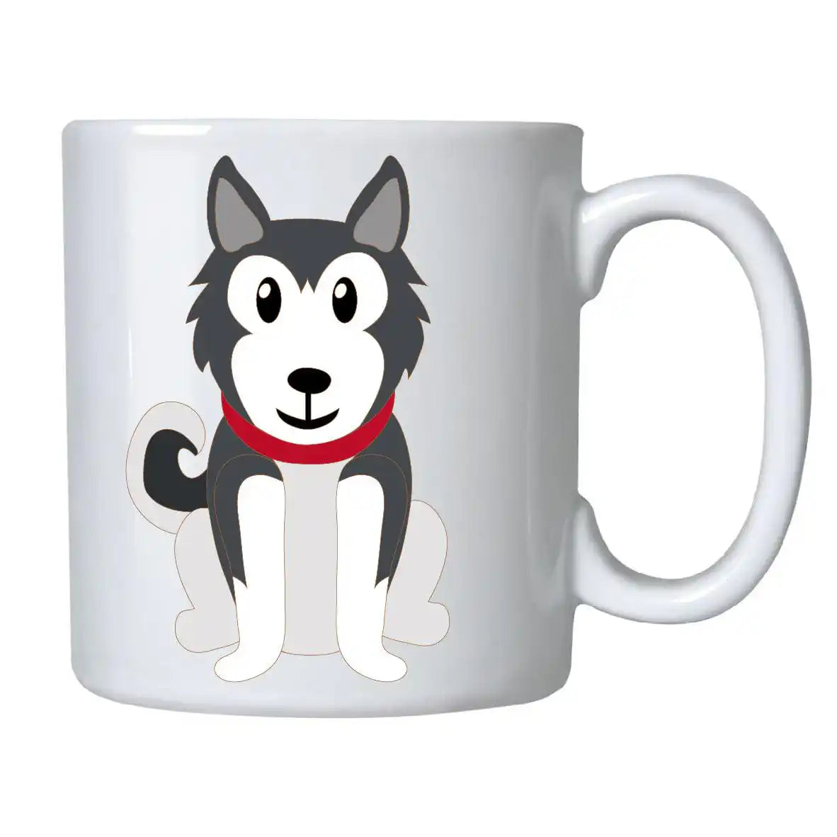 Caneca de Animais Siberian Husky em Cerâmica Cucawik - Cucawik